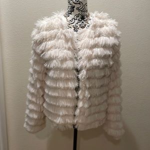 Vici shaggy faux fur jacket - NWT